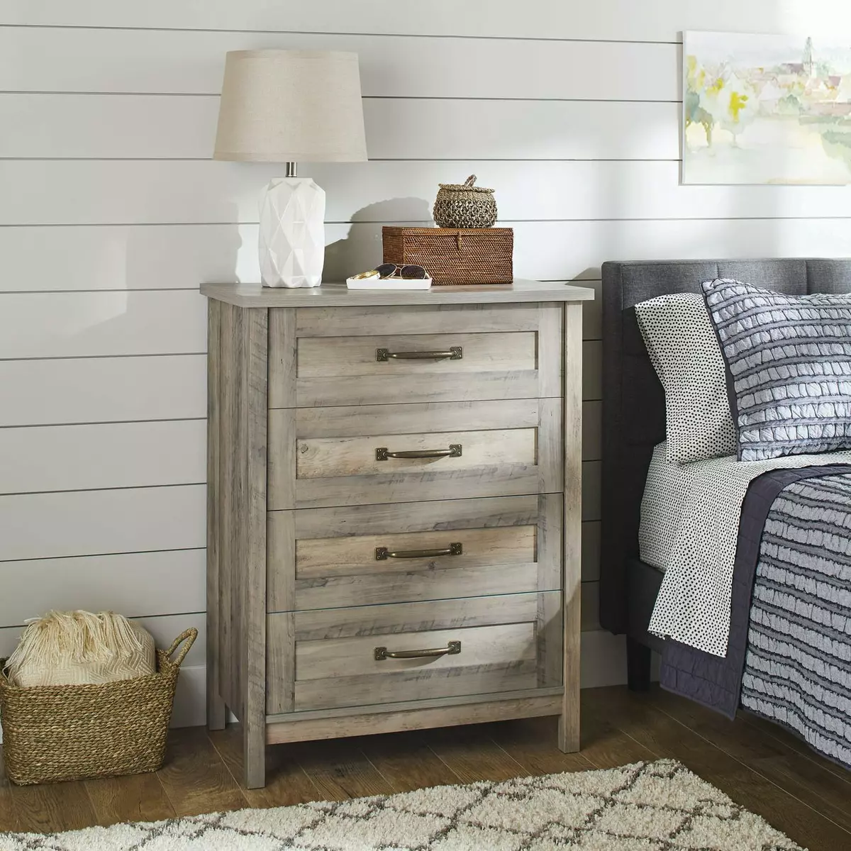 Better homes and gardens online modern farmhouse nightstand