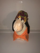 VTG Dakin Opus Penguin Plush Stuffed Animal Shower Cap Holliday Hotel 10  1985