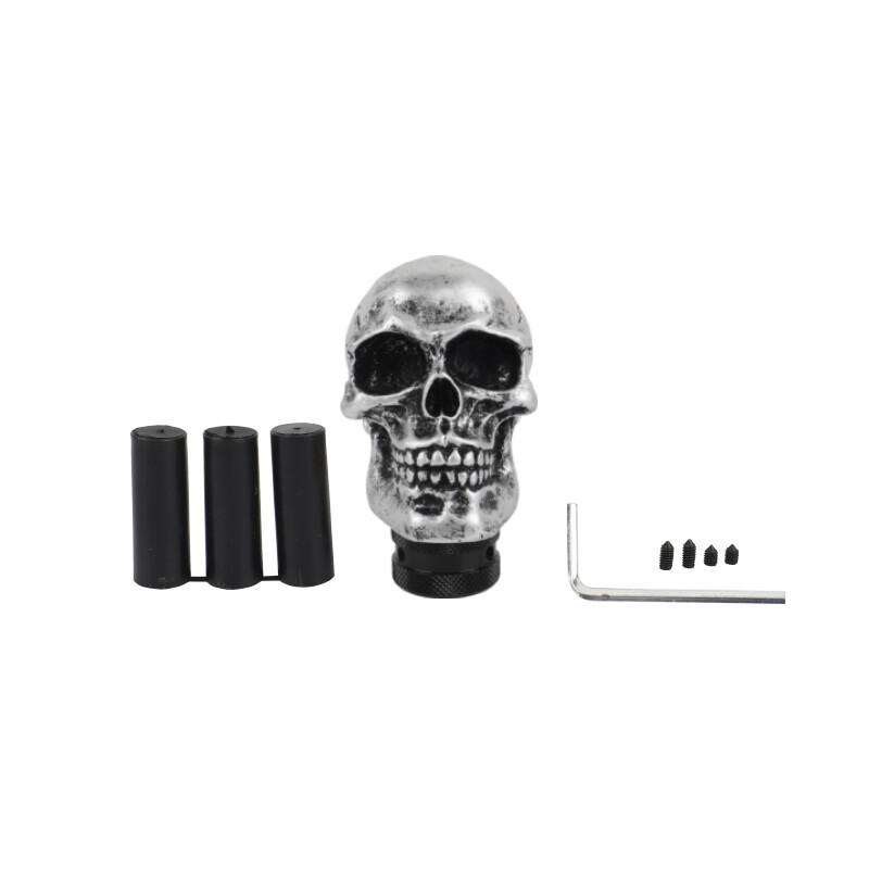 Fairnull Gear Shift Knob Simple Installation Exquisite Craftsmanship Car Accessories Skull Head Manual Car Gear Stick For Atv