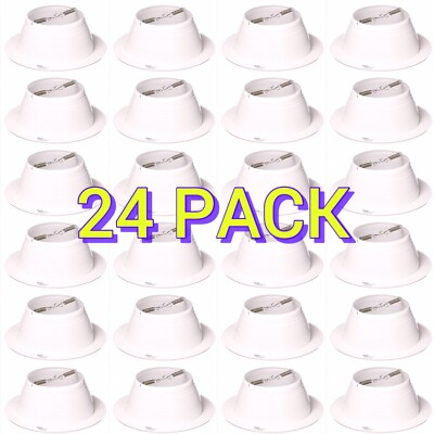 VuLite® Economy Recessed Lighting Pack Of 24 6” Conical White Baffle ...