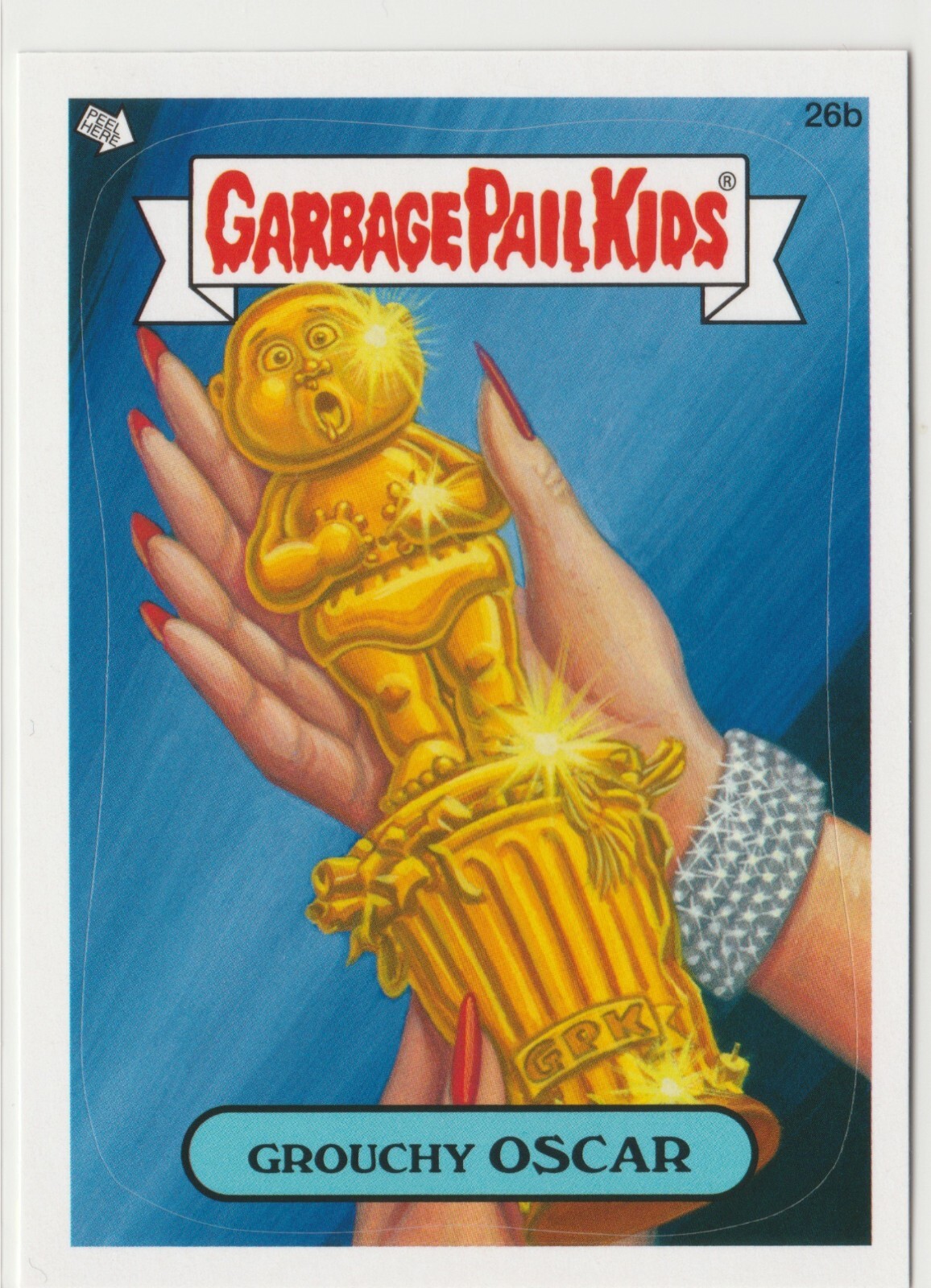 Grouchy Oscar #26b Garbage Pail Kids GPK 2012 Series 1 BNS1 Brand New