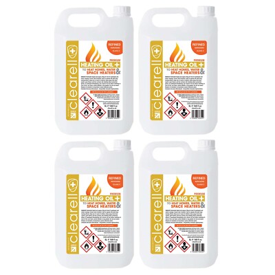 Clearell 20L HEATING OIL x 5L Pack Quality Kerosene Home - Main Image