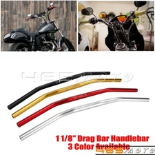 1-1/8" Motorcycle Handlebar Drag Bar For Harley Sportster Softail Dyna Touring