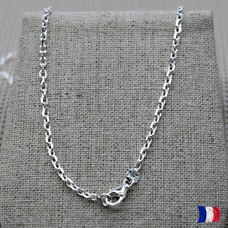 Chaîne Argent 925 Forçat – Femme ou Homme – Collier 45 à 60 cm