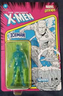 Marvel Legends 3.75 Inch Retro Collection X-Men Iceman Action Figure (Unpunched)