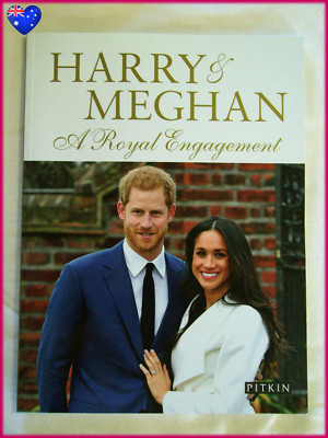 HARRY MEGHAN Markle A Royal Engagement Souvenir Book Prince Family  NEW