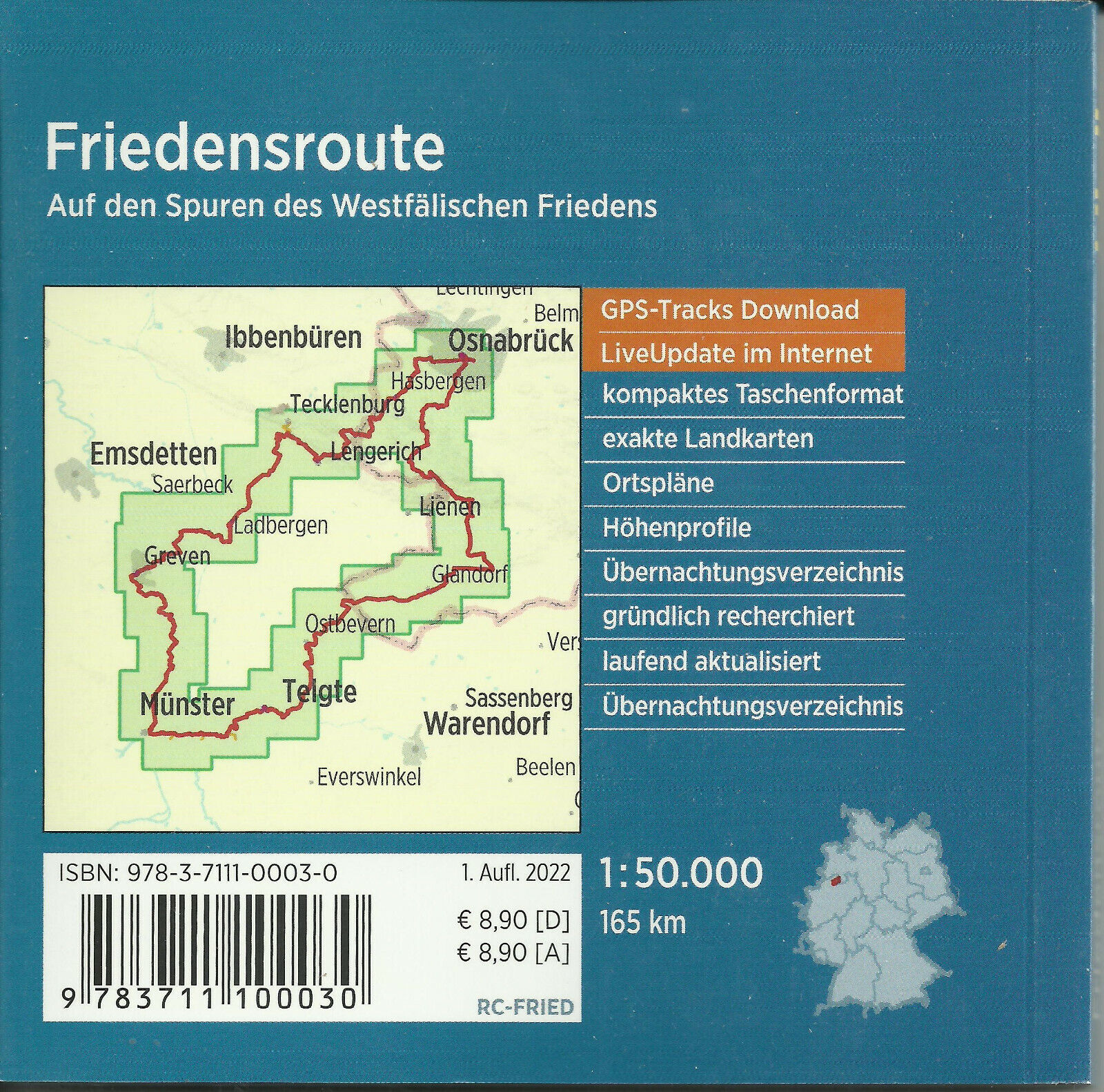 Thumbnail - Radführer Friedensroute Auf D Spuren D Westfälischen Friedens Neu