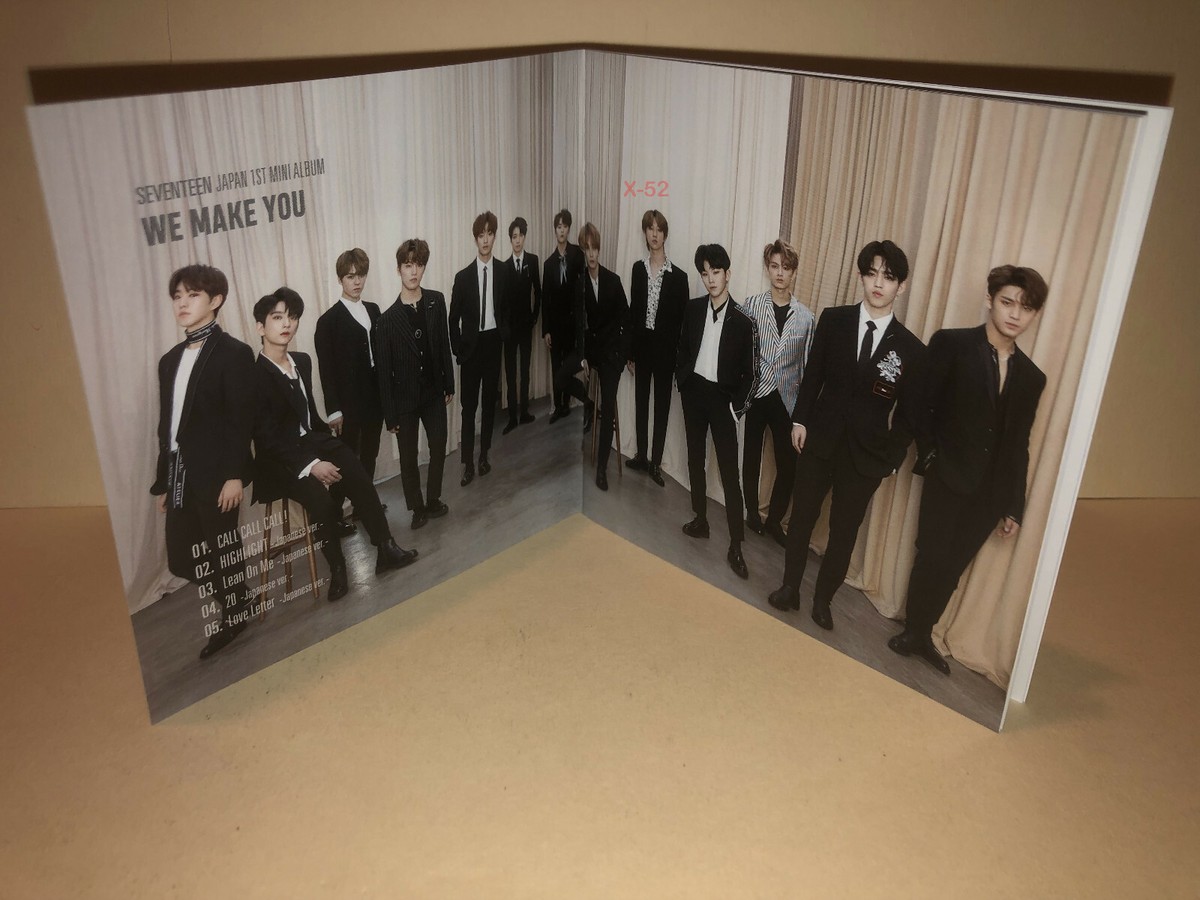 Seventeen CD We Make You Japanese Japan 1st mini album k-pop 17 