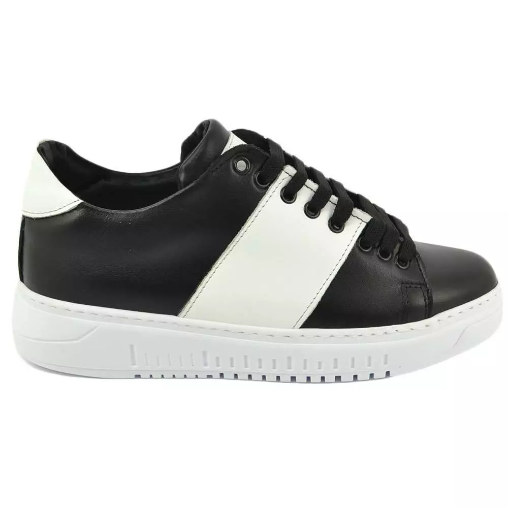 Scarpe bianche cheap striscia nera