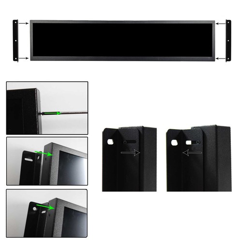 24inch 1920x360 LCD Monitor With HD USB Port Iamge Rotate and USB Play Video - 第 7/7 張圖片