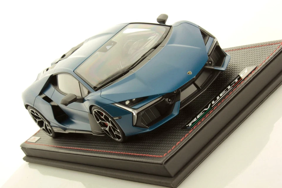 MR Collection Lamborghini Revuelto Blu Mehit Matt 1/18. LAMBO058D - Imagen 3 de 4