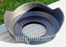 77mm Wide Angle Flower lens Hood Sun Shade Patels Screw-in High Quality USA Ship