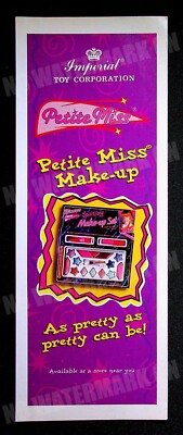 Petite Miss Make-Up 1995 Trade Print Magazine Ad Poster ADVERT Kids Cosmetics