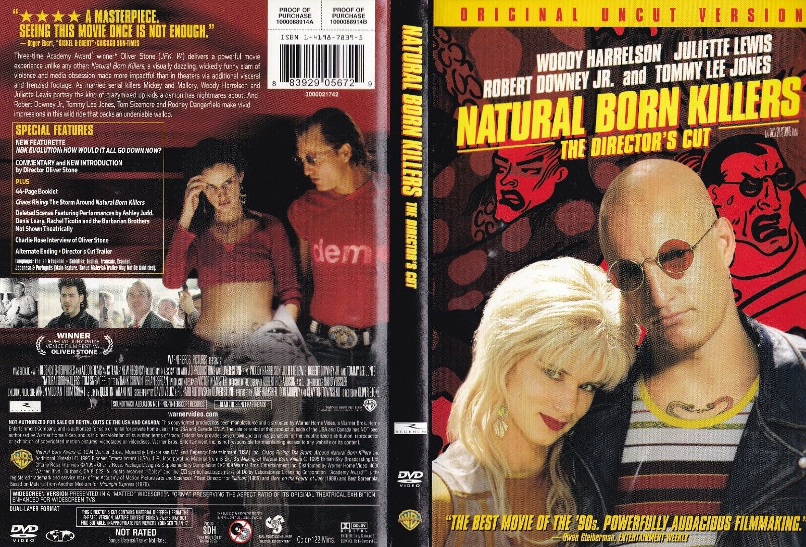 Vhs - Fita Assassinos por Natureza. Natural Born Killers, Filme e Série  Warner Bros Usado 78556697