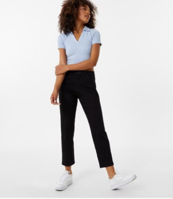 Jack Wills Stella High Rise Slim Jeans Ladies Black UK Size 30/32