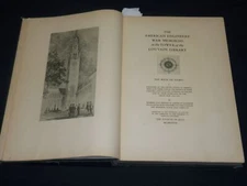 1928 THE AMERICAN ENGINEERS WAR MEMORIAL VOLUME - LOUVAIN LIBRARY - Z 178
