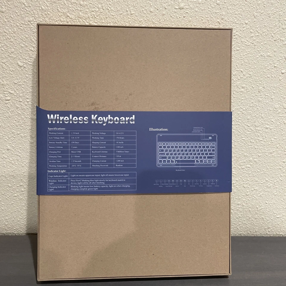 IVSO Wireless Keyboard for Ipad Pro 12.9 2018 Bluetooth Case Stand Black - Image 2 of 3