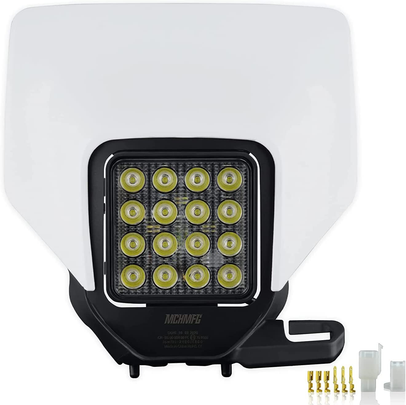 MCHMFG Dirtbike Headlight,LED Enduro Pit Bike Light Kit Universal For