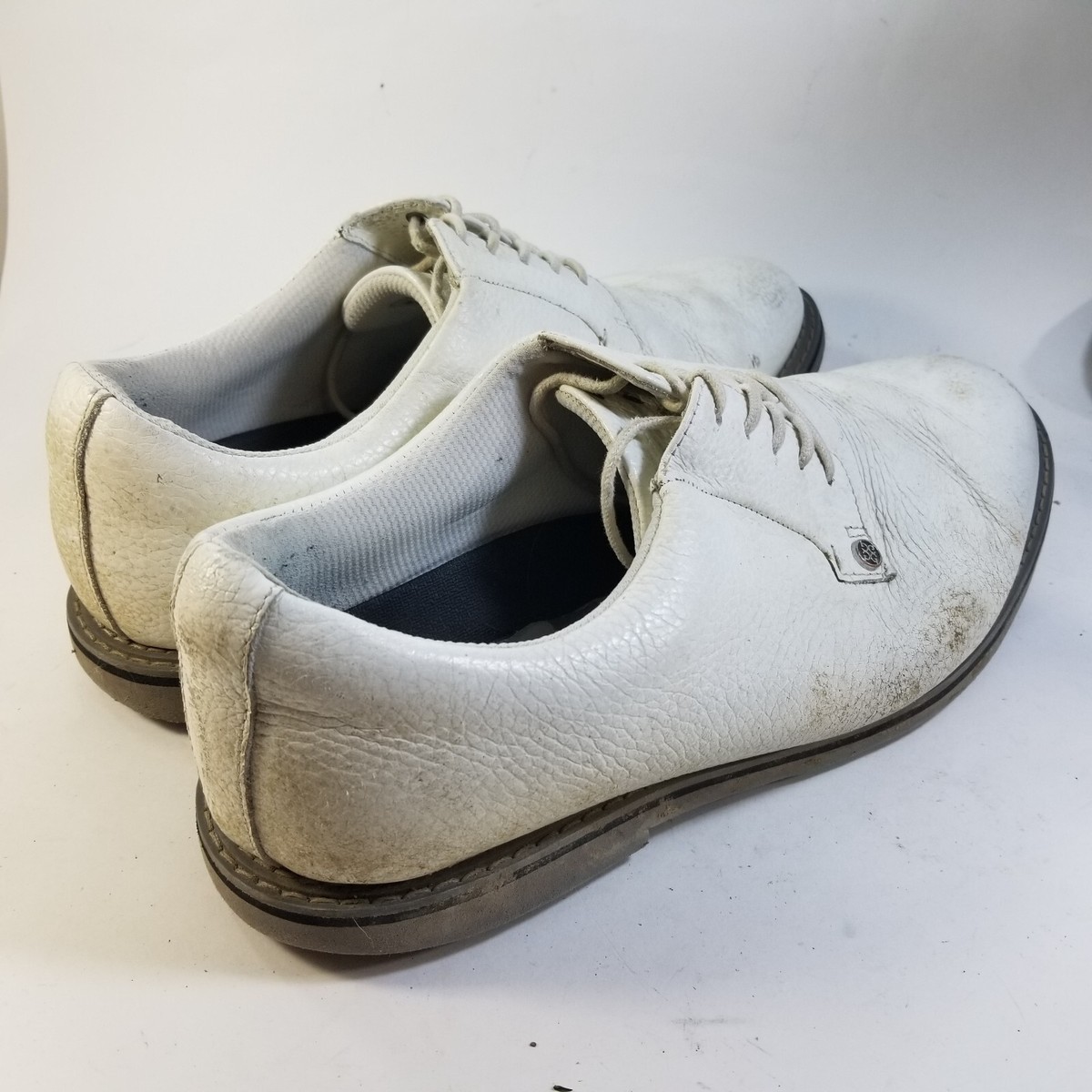 G/FORE Gallivanter Golf Shoes Mens Size 14 White Leather Spikeless G4MC20EF02 G/FORE Collection Gallivanter Golf Shoes Snow/Monument  main image 4