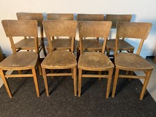 1 von 2 Original Thonet Kaffeehaus Frankfurter Stuhl Bauhaus beschädigt