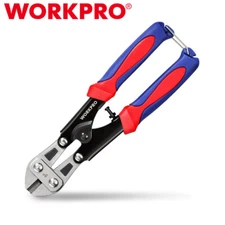 WORKPRO 8-inch Heavy Duty Mini Bolt Cutter Spring Loaded Small Wire Cable Cutter
