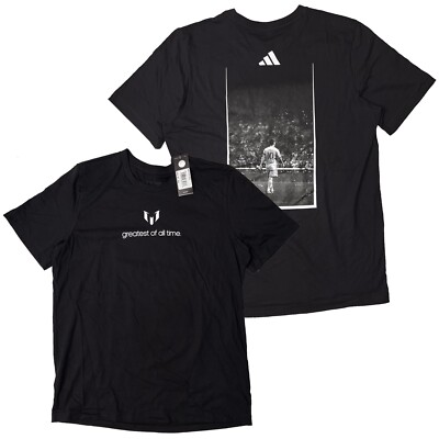 Adidas Messi Inter Miami CF GOAT Tee/T-Shirt JE6554 Black (Men's