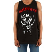 Camiseta sin mangas MOTORHEAD WAR PIG banda de metal pesado negra