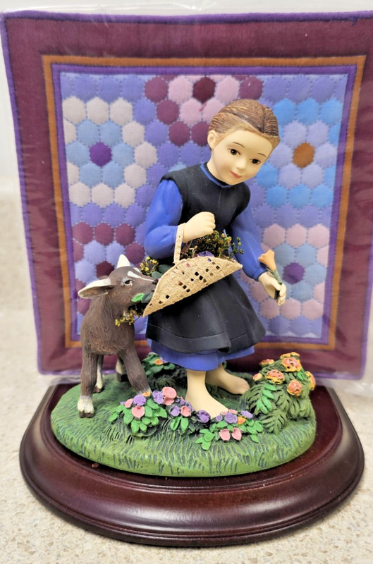 1993 Amish Heritage Collection by Willetts Figurine 30015 Rebecca & Sam w/Box