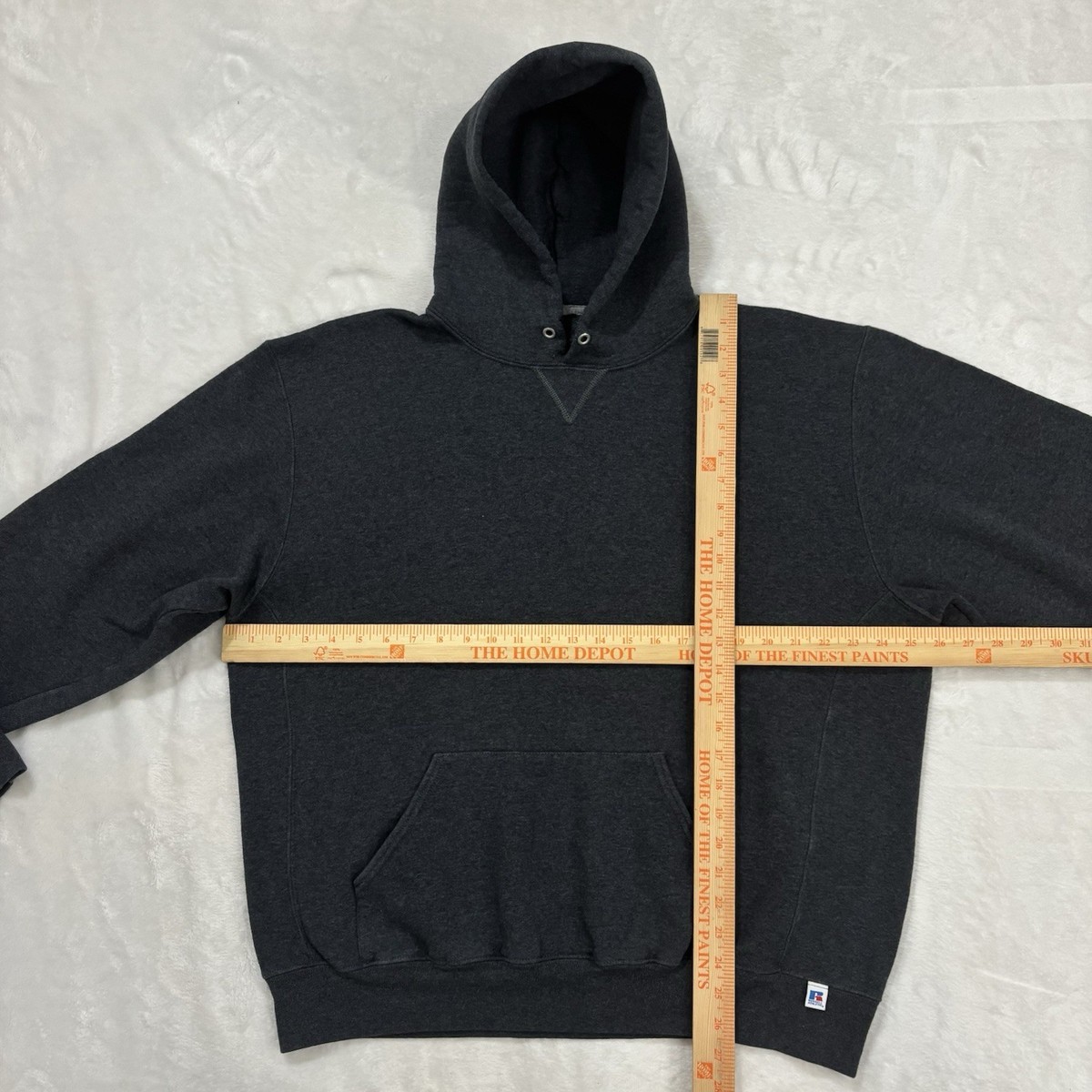 Vintage Russell Athletic Hoodie Sweatshirt Mens XL/XLARGE Gray