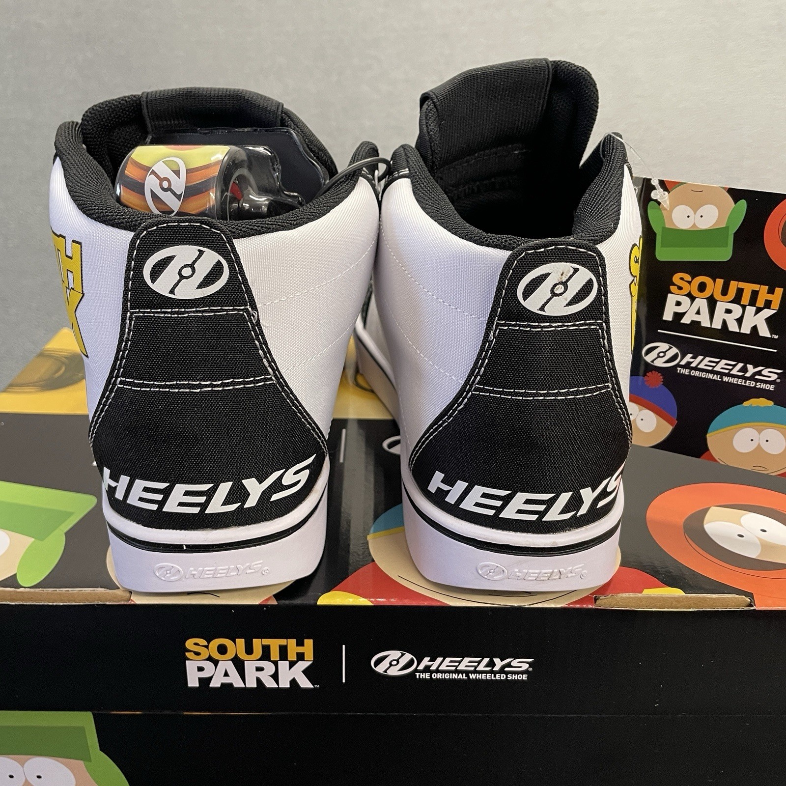 Heelys Racer South Park HES10671M Mens 10 Black White Yellow Sneakers Shoes image 4