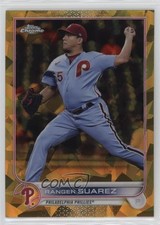 2022 Topps Chrome Sapphire Gold 37/50 Ranger Suarez #386 4k6