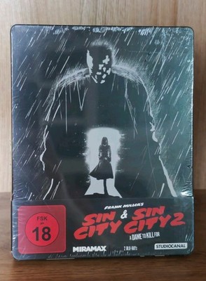 Sin City & Sin City 2: A Dame to Kill For (Limited Steelbook Edition) [Blu-ray]