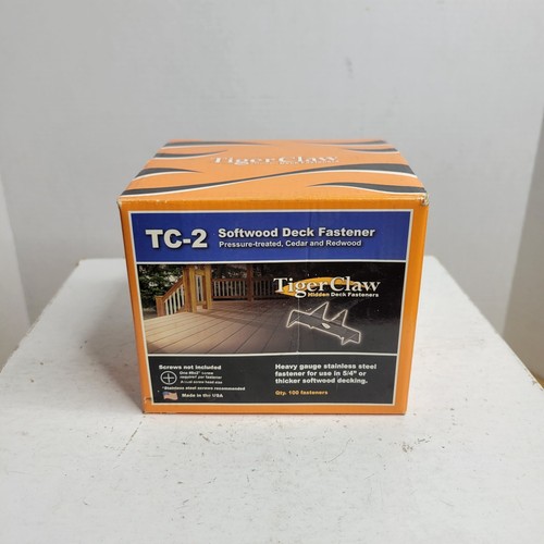 Cajas Garra de Tigre TC-2 Sujetador de Cubierta de Madera Blanda Tratamiento a Presión, Cedro, Redwod - Imagen 1 de 5