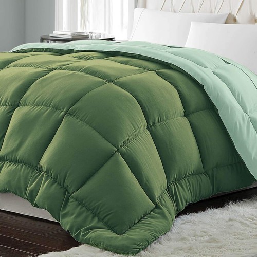 Comforter Breathable Microfiber Duvet Insert, Summer Cooling Winter Warm Reve... - Picture 2 of 2