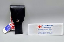 NOS Bernina 100 Year DOVO Solingen 3.5" Embroidery Scissors Leather Case