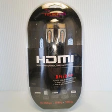 New Rocketfish 8 foot High Speed HDMI Cable 10.2Gbps-1080p-120Hz In-Wall Rated