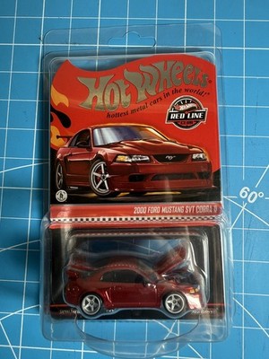 Hot Wheels - RLC - 2000 Ford Mustang SVT COBRA R Red - Ships in
