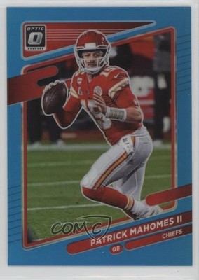 2021 Panini Donruss Optic Aqua Prizm 161/299 Patrick Mahomes II #34 6e0