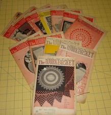 Vintage The Workbasket Home and Needlecraft Magazines 1961 - 1969 Lots of 8 - 14