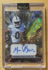 Michael Van Buren Jr. Rookie Autograph 2024 Wildcard 7 Card Studs Rare 1/1 Mint. rookie card picture