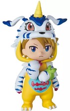 Digimon Adventure Yamato Ishida Gabumon Kigurumi Miniature Figure