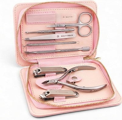 Beauty Power 9 in 1 Professional Manicure Pedicure Set - Stainless Steel Nail...