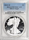 Photo of a 2015-W American Silver Eagle Proof from an eBay sale