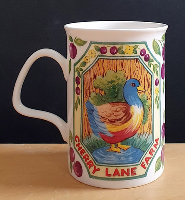 ROY KIRKHAM CHERRY LANE FARM DUCK MUG THE LASCELLES COLLECTION FINE CHINA CUP