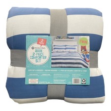 Member's Mark Kid's Cotton 2 Piece Super Soft Comforter Set, Twin Size Seafari