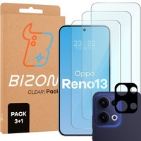 3X Schutzglas + Kameraglas FüR Oppo Reno13 Bizon Displayschutzglas Hartglas Glas