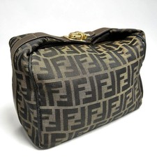 FENDI Zucca Vanity Bag Borsa di grandi dimensioni Autentica