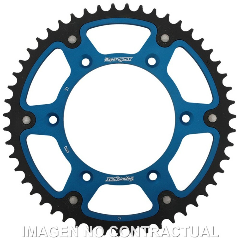 Free Shipping Supersprox Stealth Blue 51 D Motorcycle Parts Accessories