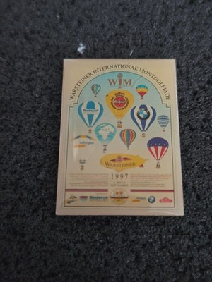 WIM 1997   WARSTEINER Ballonpin   aus Sammlung * 23751