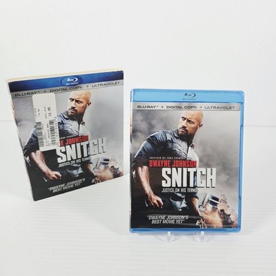 Snitch [Blu-ray + UltraViolet + Digital Copy] NEW w/slipcover